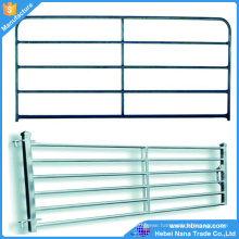 Galvanized welded pipe livestock cattle used corral fence panels for horse,durable 6 or 5 bar steel